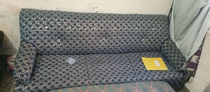 6 seater sofa + Sofa Cum Bed + Double Bed Mattress Medicated 0