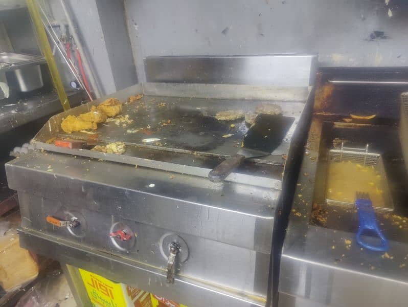 hotplate double fryer 0