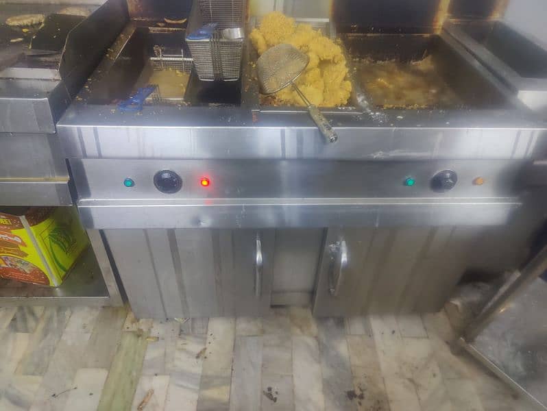 hotplate double fryer 1