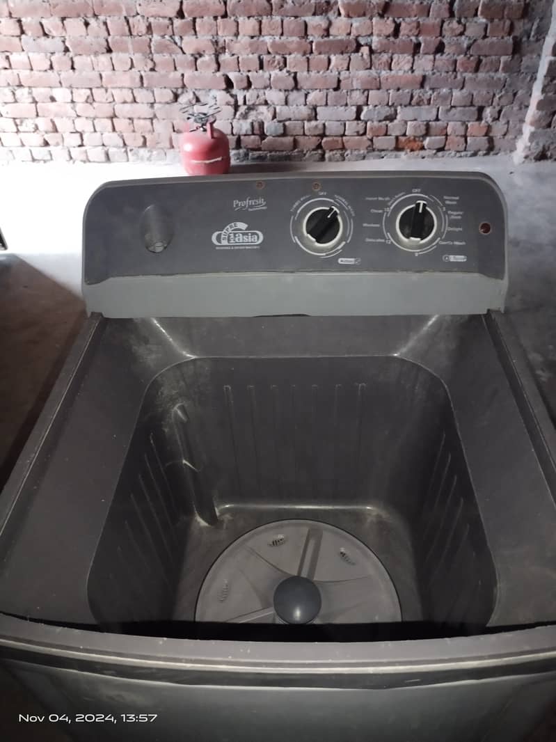 Super Asia Big Size Tub Washing Machine Plastic Body Condition 9/10 4