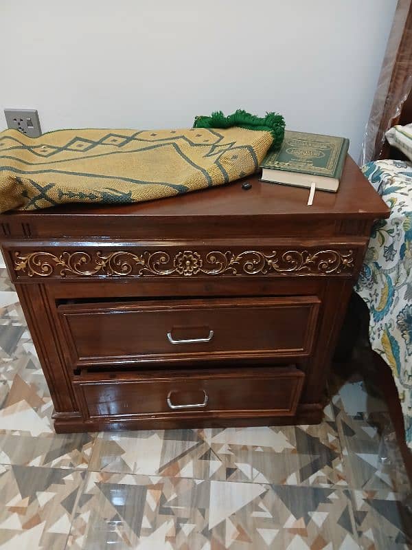 WOODEN TOTAL GENUINE SHEESHAM WOOD BED FOR SALE 6