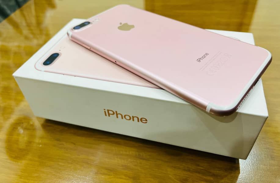 iPhone 7plus 128gb PTA Approved With Box 8