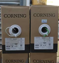 Corning Cat-6 Utp Networking Cable (Green/Grey)