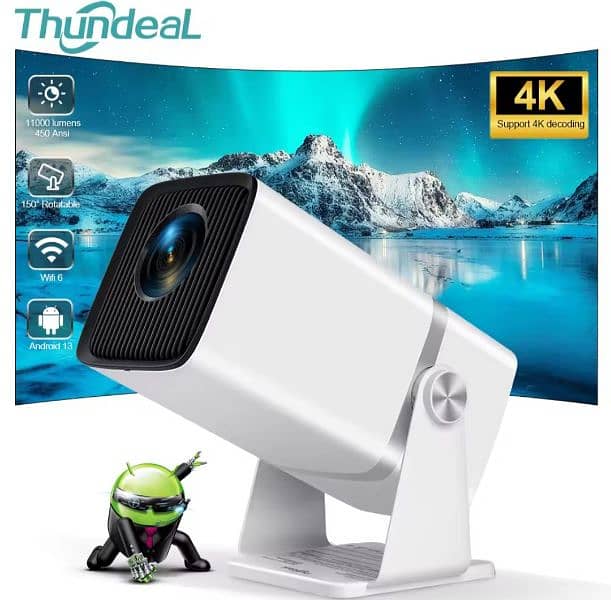 Android projector 4k original box pack wholesale 1