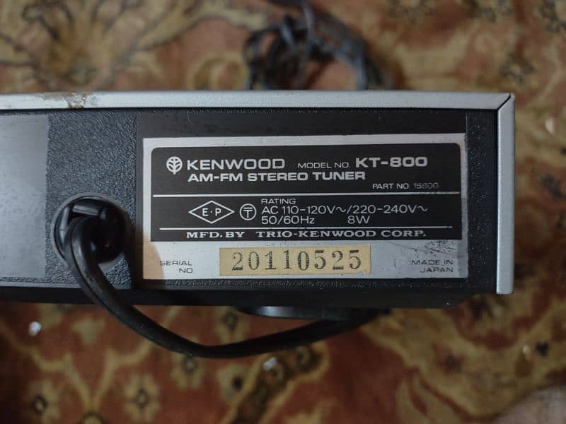 technics Kenwood Rotel tuner 7