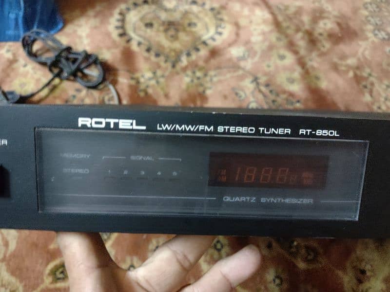 technics Kenwood Rotel tuner 9