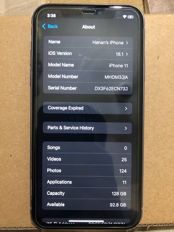 iphone 11 128 Gb Factory Unlocked Non Pta 2 Month Sim time03215282010 10