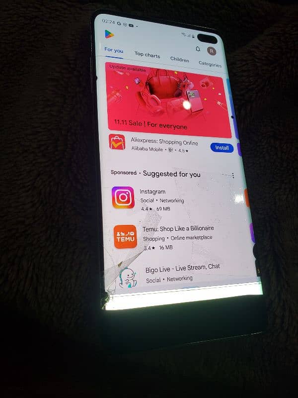 Samsung S10 plus  8/128 Gb single sim 5