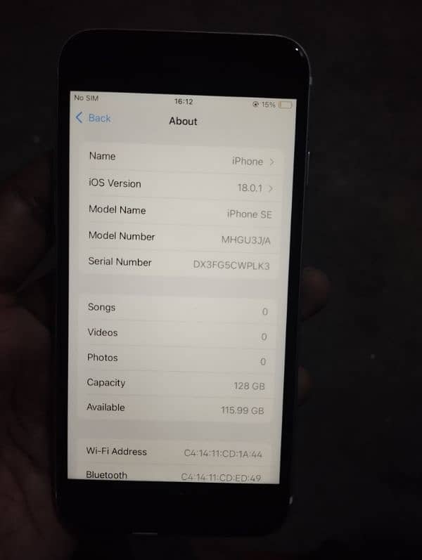 iPhone SE 2020 2nd Generation 128 GB PTA Approved 3