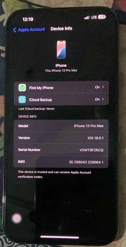 iPhone 13 Pro Max 10/10 condition PTA Approved 4