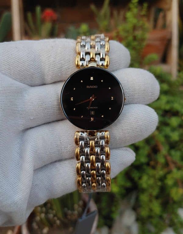 Rado Florence Wrist Watch For Men in Pristine Condition Two Tone 10