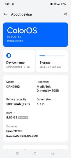 oppo reno 11f