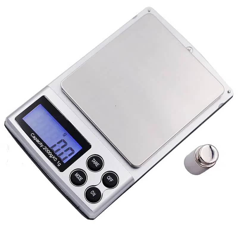 Digital Pocket Weigh Scale 2000g x 0.1g 0