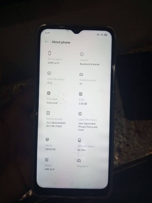 Oppo A. 15 Fingerprint disable 1