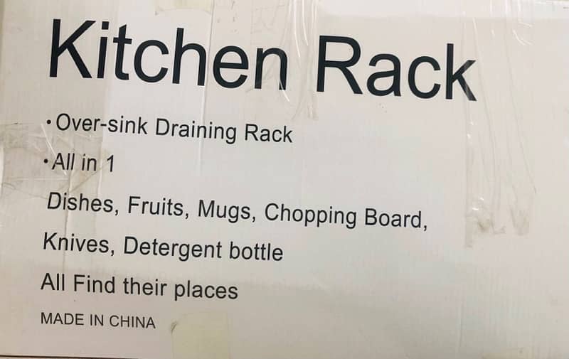 Kitchen sink Rack 1