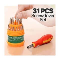 31 PCs screw drivers set