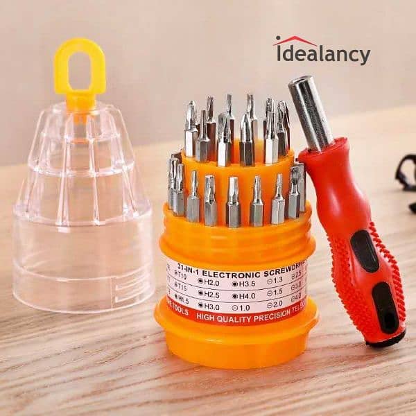 31 PCs screw drivers set 3