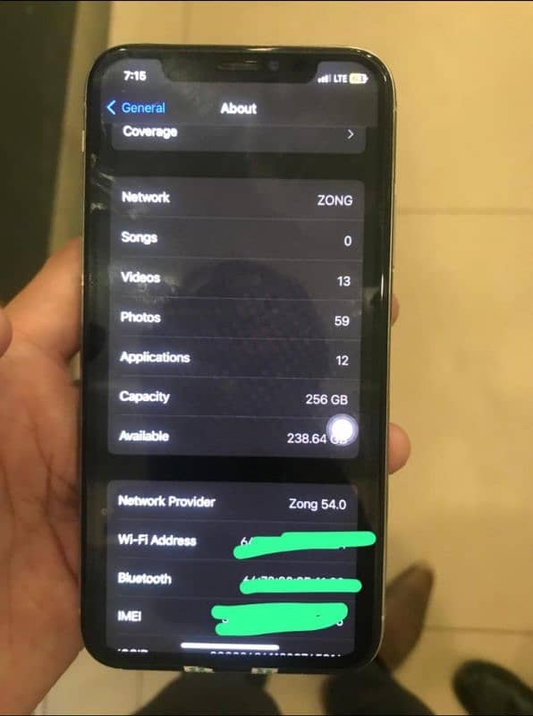 Iphone x 256gb pta approved 6