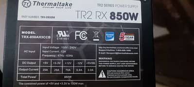 Selling PSU 850W Thermaltake Semi Modular