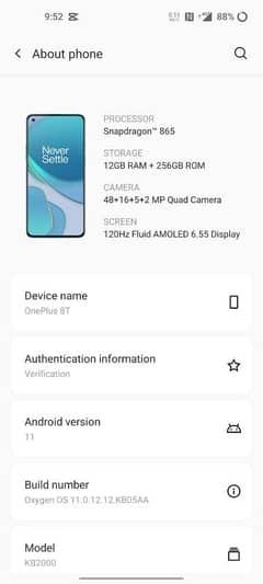 OnePlus 8t 12gb 256gb