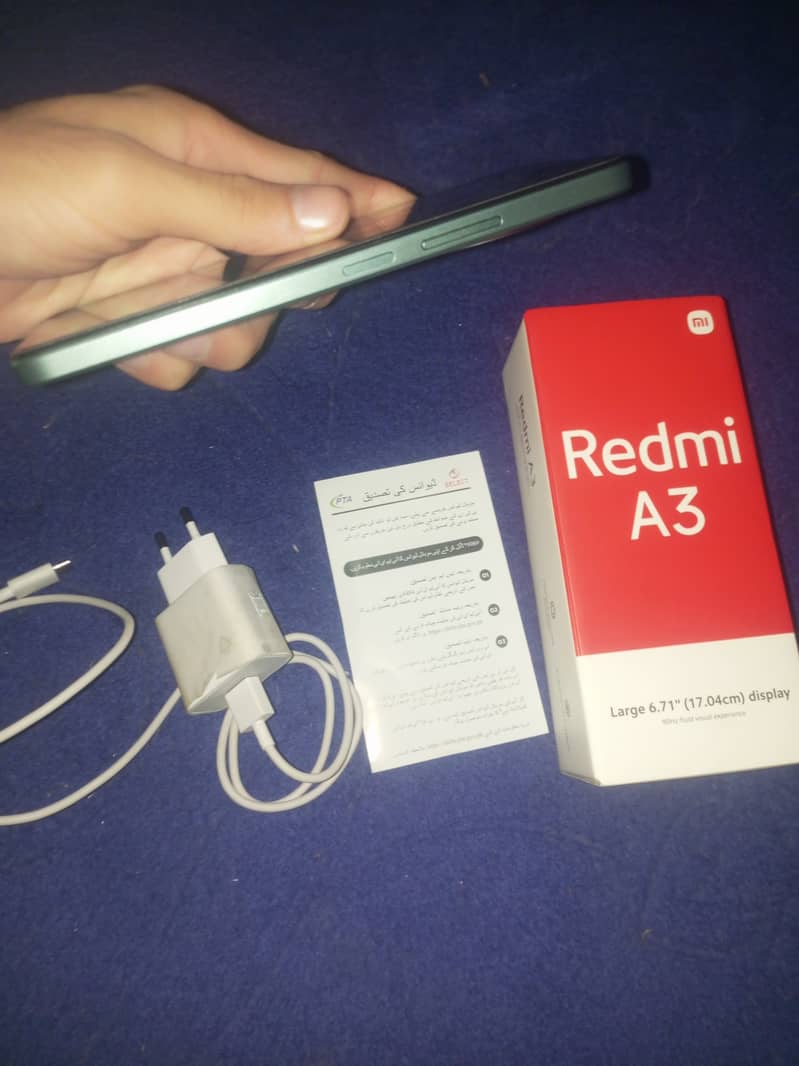 Redmi Xiaomi a3 4 ram 128 only 18 days used 2