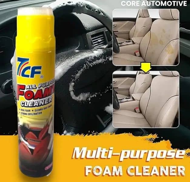 7cf Foamy cleaner used to shine the interior of cars and homes 1