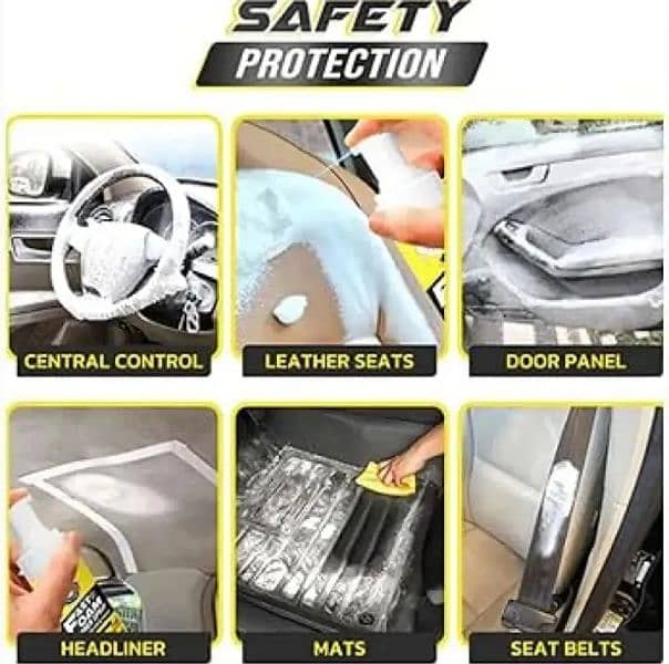 7cf Foamy cleaner used to shine the interior of cars and homes 2