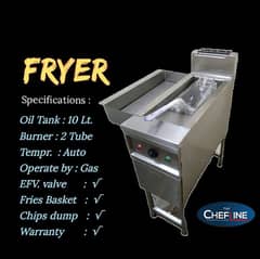 New Commercial Kitchen Ss Table hood Sink fryer hotplate Restaurant