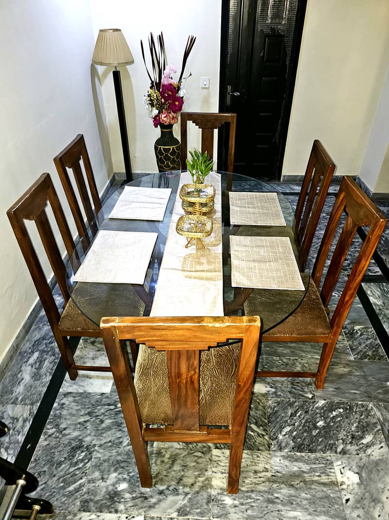 Sheesham wood dining table 0