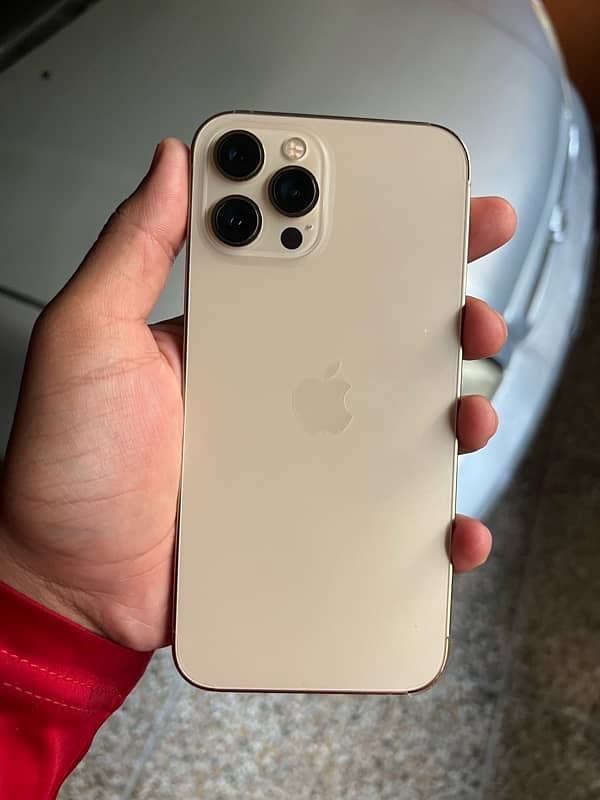 IPhone 12 pro Max 256 GB PTA approved  good condition water pack 8