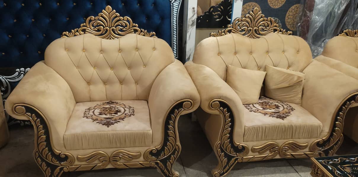 sofa set | L shape sofa | Wooden sofa | Velvet sofa | Luxury sofa 1