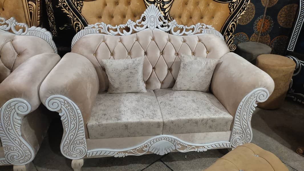 sofa set | L shape sofa | Wooden sofa | Velvet sofa | Luxury sofa 4