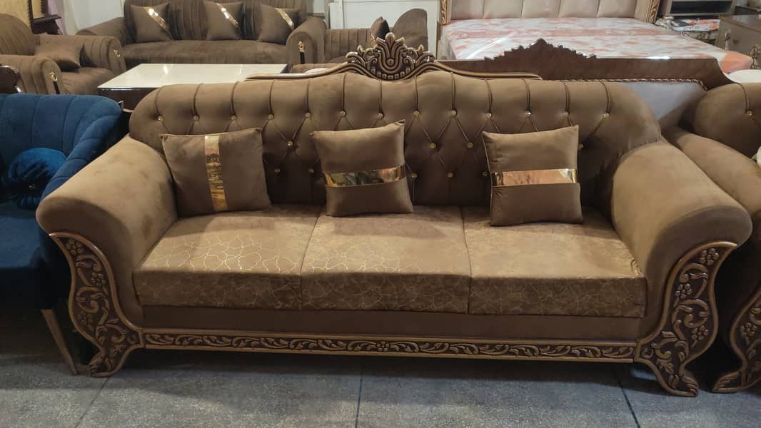 sofa set | L shape sofa | Wooden sofa | Velvet sofa | Luxury sofa 13