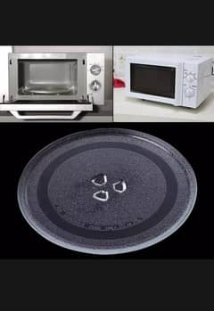 Microwave oven glass turnable plate glass tray delivery avail