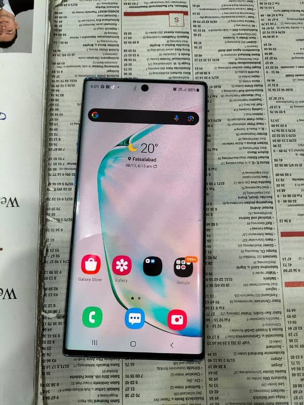 note 10+ 5g model 256gb 6