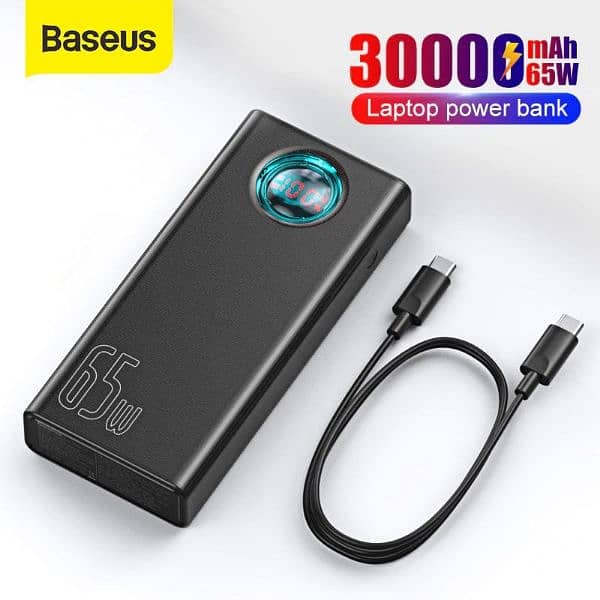 Baseus Amblight Digital Display Power Bank 30000mAh (65W) 3