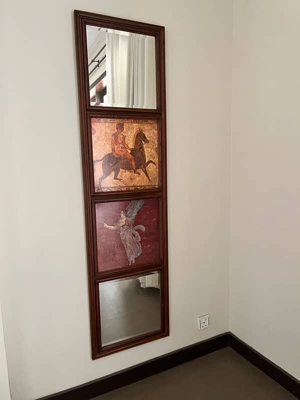 Mirror with artwork | Mirror Frame Images | Antique Mirror painting 1