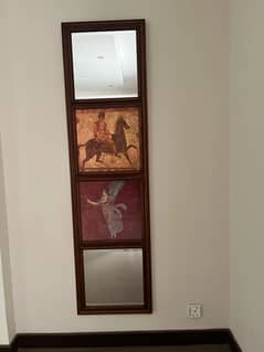 Mirror with artwork | Mirror Frame Images | Antique Mirror painting