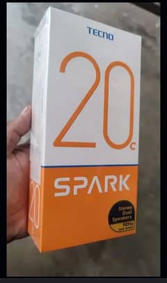 Techno spark 20 8+8 256 gb saf condition