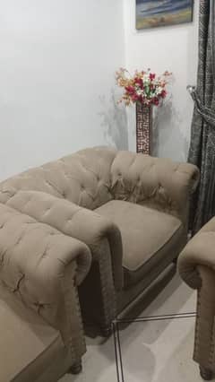 Sofa Set 7-Seater Fawn Color