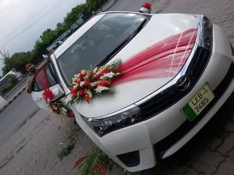 Rooms and cars decore with fresh flowers 5