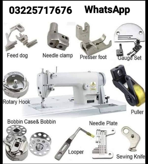 Industrial Sewing Machines Spare Part's And Sewing Machine Available 0