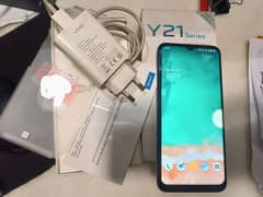 Vivo y21a 4+1/64 10/10 condition original box charger