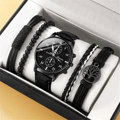 Full Set Watch with four Bracelets.