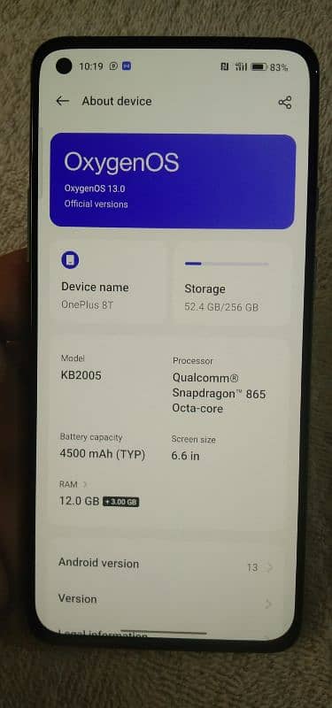 One Plus 8T (12/256) 10/10 Condition 2