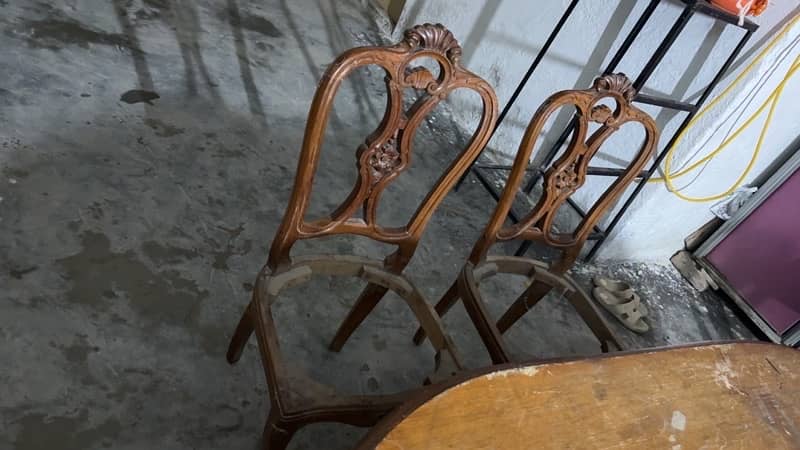 dining table 6 chairs  chenyoti shehsam shahi 1