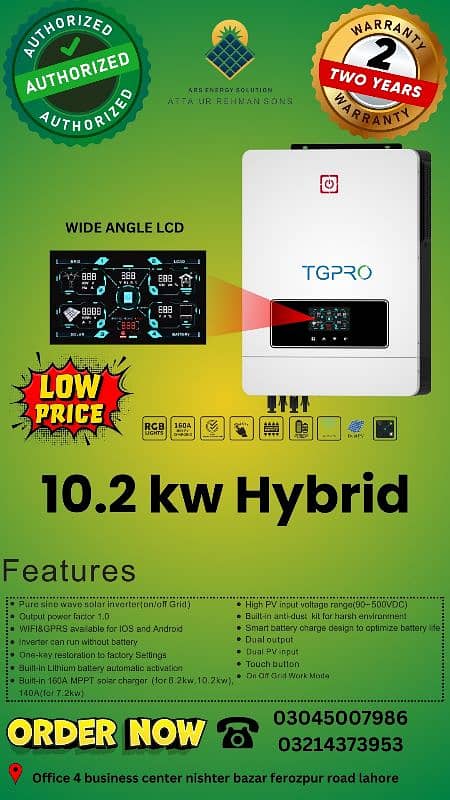 Hybrid Inverter Top quality 3 years Warranty 3