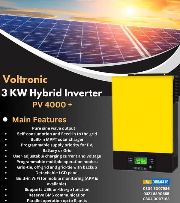 Hybrid Inverter Top quality 3 years Warranty 7