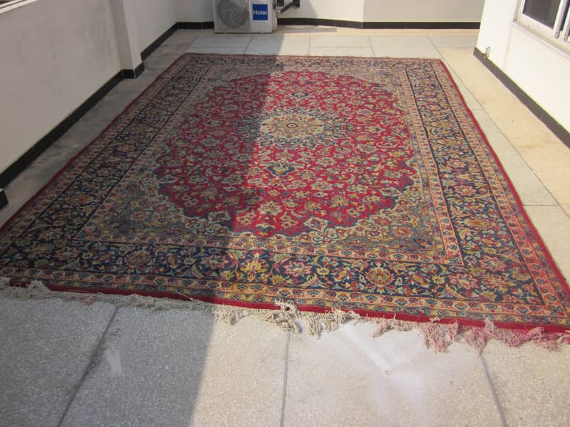 Kashan Design double knotted hand made eoolen carpet 2