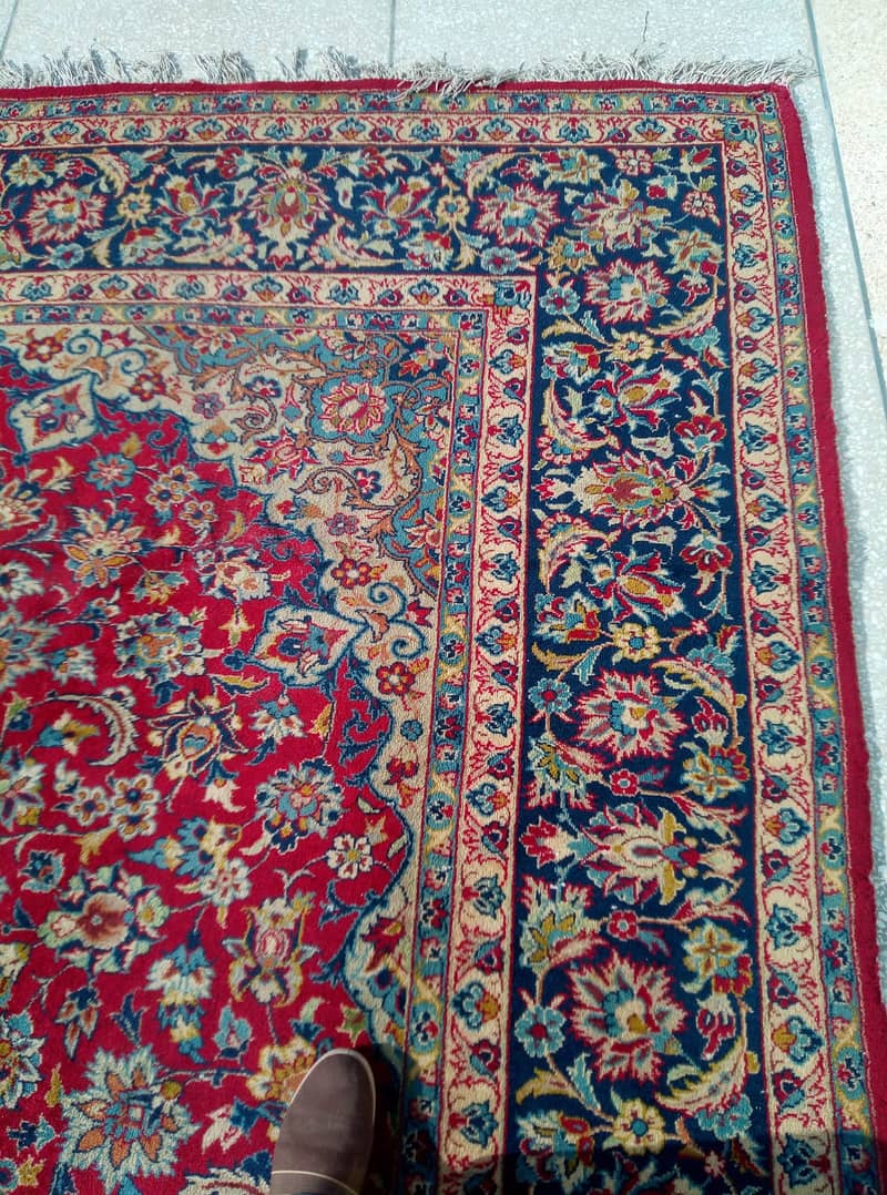 Kashan Design double knotted hand made eoolen carpet 6